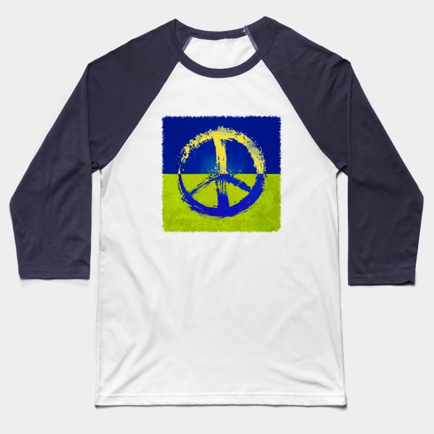 Peace 4 Ukraine Baseball T-Shirt by marengo